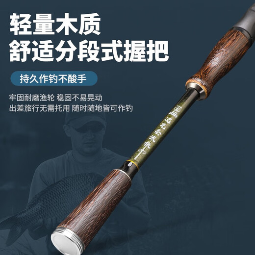 Daiwa (Daiwa) Dawa Shengbo extrem einziehbare Köderstange tragbarer Kurzschnitt Kurzer Ultraleicher Langtop Neuer kleiner Köderstab Set 682m Kurzschnitt Teleskop-68cm 22,4 m+ Doppelradsitz