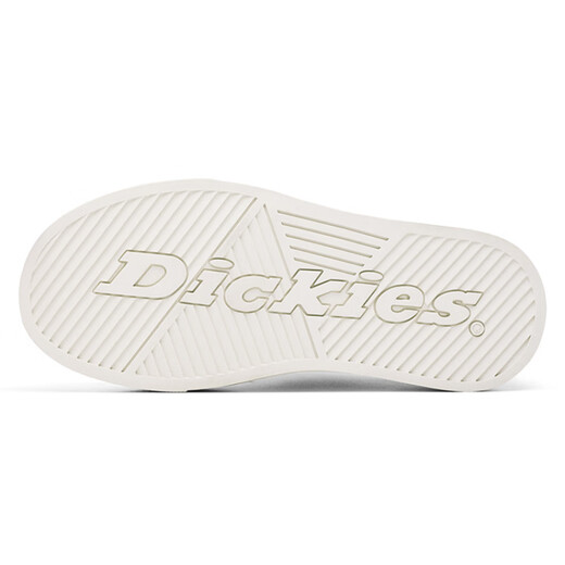 Dickies Britisch bequem und vielseitig dicke Sohle-Kee-resistente Hochhausschuhe Casual White Schuhe Trend Low Top Canvas Schuhe Frauen Beige 35