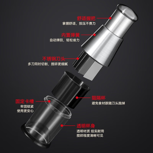 Initial conception of garlic masher, clapping knife, stainless steel garlic masher, household manual garlic pressing and cutting garlic artifact, garlic smasher, upgraded 304 stainless steel garlic masher