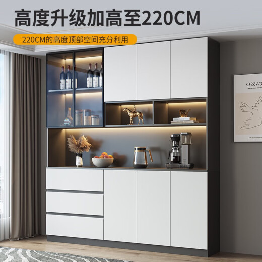 Jiumu (jomoo) 2025 Новый буфет High Cabinet, интегрированный со стенами современная простая простая гостиная столовая домашняя чай и винный шкаф.