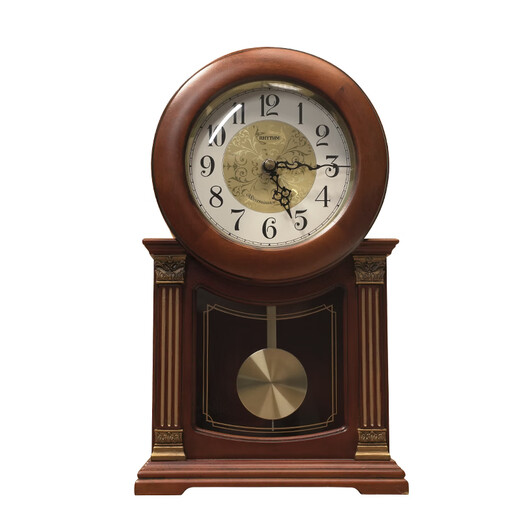 Lisheng Japanese brand table clock living room home solid wood creative Chinese retro clock display table clock CRJ722CR06