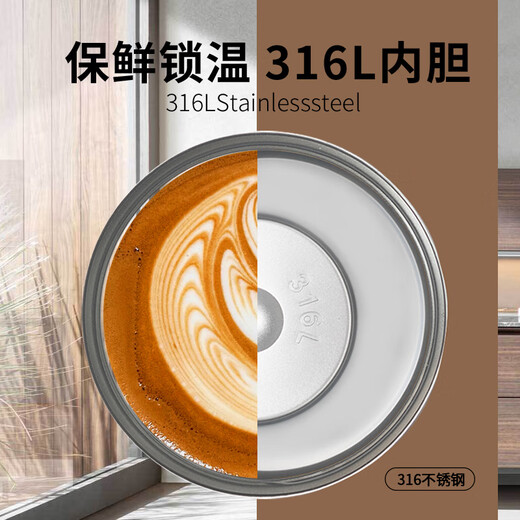 MPPMCK Lazy Sheep Thermal Cup Large Capacity Children's Straw 316 Stainless Steel Water Cup Student Coffee Cup New Portable [BZ1049 Lazy Sheep - Retro Red] 316 Stainless