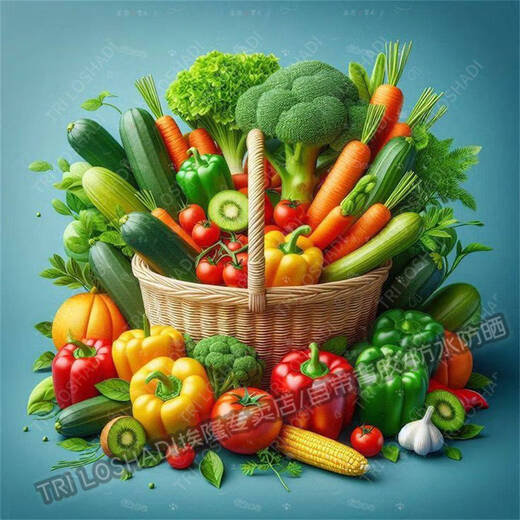 Yonghuan Küche Gemüse Aufkleber Kühlschranktürfliesen frisches Obst und Gemüse Selbstklebendem Maltüren und Fenster Aufkleber wasserdichtes Maler TG9859 Selbstklebendes Malerei 0cm*0 cm lange Seite 70 cm (große Größe bessere Wirkung