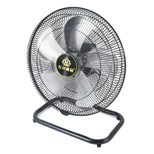 Crown Wuyang shaking head floor fan high wind silent industrial electric fan strong wind household electric fan household 12-inch shaking head 4-speed (personal/desktop)