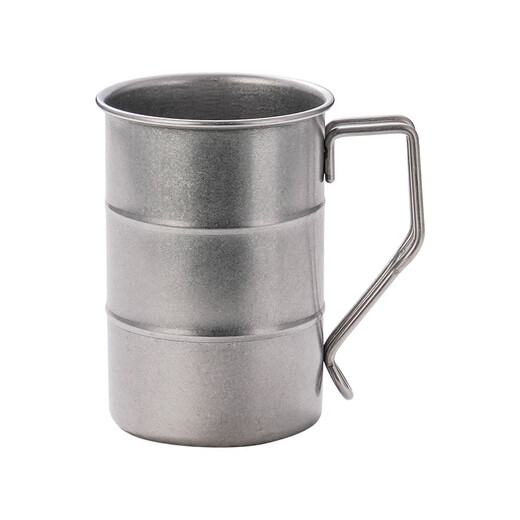 Quanshi 304 stainless steel retro beer mug direct drinking mug beverage juice cup cold water cup coffee tea cup 350ml