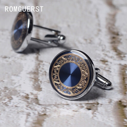 Sunflower color change blue French shirt cuff link sleeve nail business men cuff nail shirt button cuff button men and women x127 Sunflower color change blue
