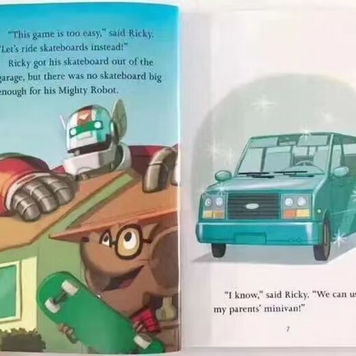 Beijing Auswählen Sie VIMENG ROBOTE Version 9 Punkte Mighty Robot Gift Box Pack Full Color English Children's Book Point Reading Version kostenlos Video Marvel Graded English Lesen 31 Bände (No Box) Geschenkbox Pack