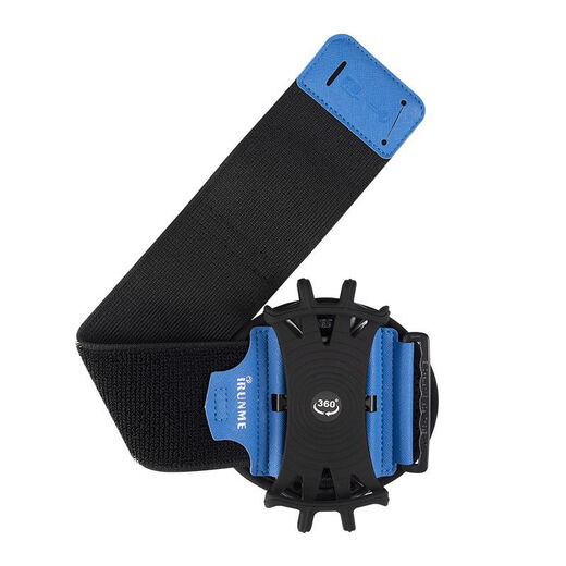 Rongmei Danny wrist phone holder for sports and running detachable rotating wristband detachable driving and cycling takeaway universal belt black silicone claw