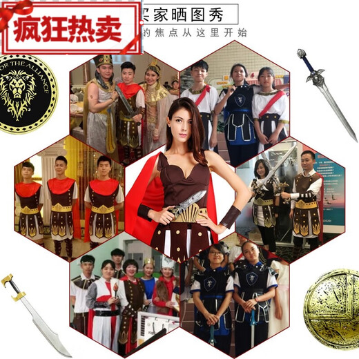 Jin Mai Bird Greek Gladiator Italian Ancient Rome Spartan Warrior Clothes Ninja Dancer Clothes aj12044-