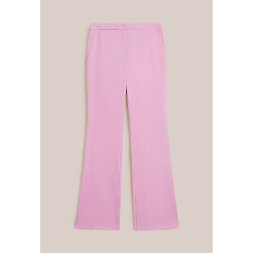 OBBLIGATO Origato Summer Green Fruit Collar D-Buckle Ribbon Asymmetric Top Cherry Blossom Pink Women's Pants S