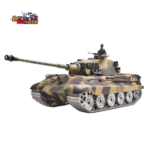 Henglong Tiger King Henschel 3888a 1/16 Fernbedienungstankschienenwagen 7.0 System Off-Road-Modell Spielzeug 3888a Stahlzahnbox Version Standard mit 7,4 V 1800 Lithiumbatterie