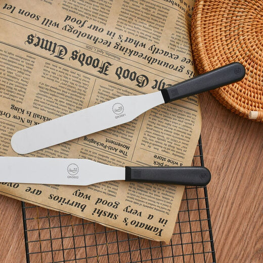 
qn3882 cream spatula 8 inch 10 inch commercial piping table tool knife baking pastry knife 14 inch pastry knife QN3887