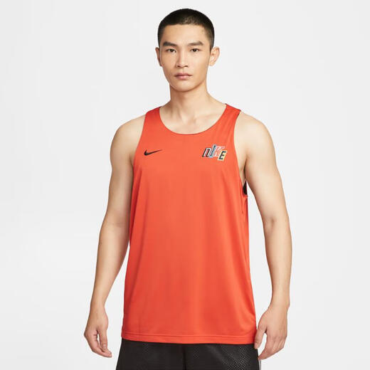 Nike (Nike) Numéro standard Dri-Fit Maillot de basket-ball à double côté masculin IH9272-010 M