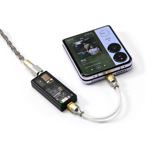 Dd HiFi Professional Audio TC05 M2 Dual Type-C Lossless OTG Data Audio DAC Audio Decoding Headphone Amplifier Small Tail Cable TC05 M2 (100cm)