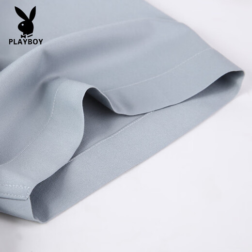 Playboy (Playboy) High-End White Shirt Herren kurzärmelig für formale Kleidung Sommergeschäft Casual Herren-Shirt 2025 New Fashion Light Coffee 6627d 38 Vorgeschlagen 100-119Jin [Jin ist 0,5 kg]