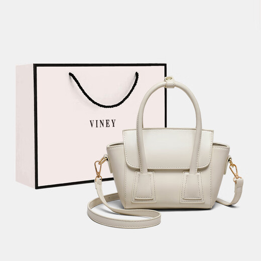 viney tote bag women's bag cowhide crossbody bag high-end shoulder bag birthday gift for girlfriend wife [off white] practical light luxury shoulder bag fashion brand versatile casual niche fashionable handbag