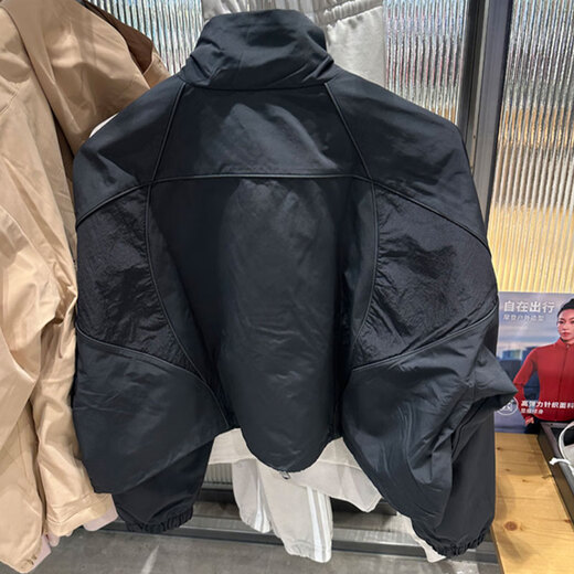 Adidas veste pour femmes de la forme de fitness Fitness Traine de sports de sport Collier Collier de veste décontractée au vent JJ1078 JJ1078 XS