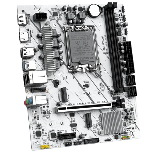 Jingyue H610M motherboard CPU set desktop computer gaming ARGB/WIFI motherboard CPU Core I3 12100F/12400F/13400F/13100F Board U LGA1700 H610M D PLUS+i3 12100F