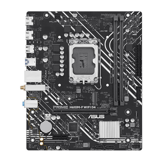 
Asus (ASUS) 12/13th generation/14th generation CPU motherboard i3 14100f 13100f 12100f scattered tablets board U set H610M-F WIFI DDR4 12th generation i3-12100F scattered tablets [three years of store insurance]
