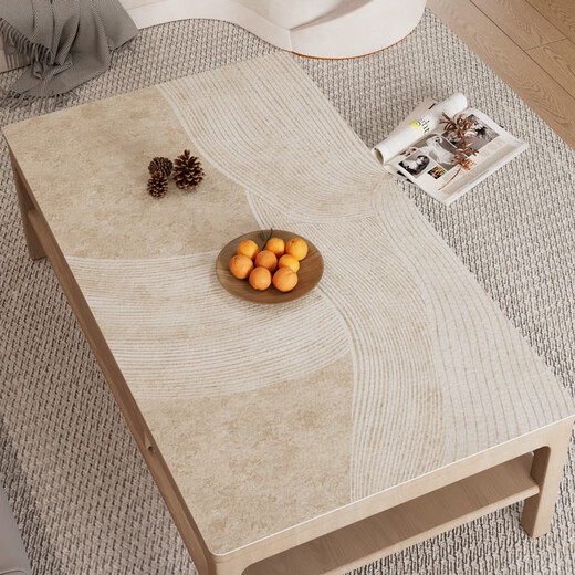 Maishute japonés sencillo y elegante tapete de mesa de té sin lavado, mesa impermeable y de cuero a prueba de aceite Mesa de mesa rectangular Materia de comedor rectangular Mat de protección de mesa A1049 Convierte los desechos en el tesoro 45*80cm