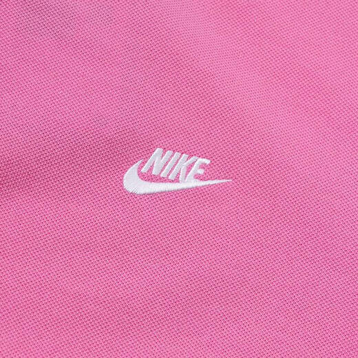耐克（NIKE）官方舰店短袖男装 春夏新款运动服时尚透气POLO衫翻领T恤衫 FN3895-675/粉色刺绣小标 2XL