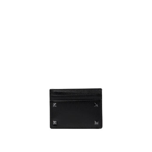 Valentino Valentino Cowhide Hombres versátiles de la billetera del remache Multifunción Bolsa Multi-Function Bag Black U