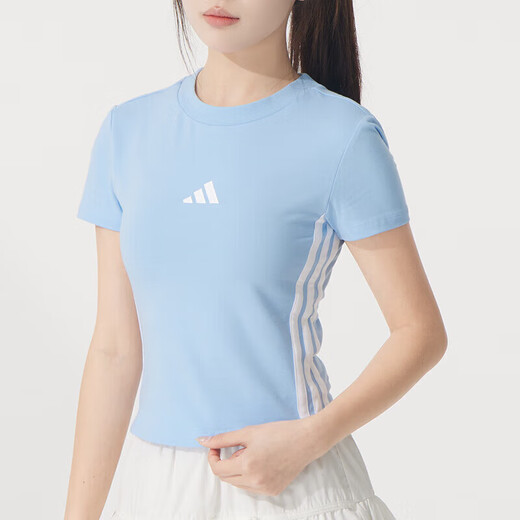 Adidas (adidas) Женский спортивный костюм летний йога фитнес-тренировок костюмы модные повседневные модные костюмы с коротки