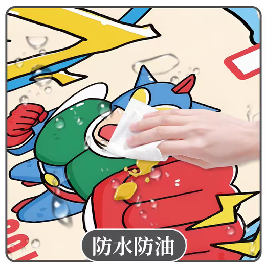 Langer Maus-Pad-Pad Crayon Shin-Shirt's Extra-Large Computer Desk Pad Hochwertige Tastaturpolster schmutziger und waschbarer ZZ2694/Schienbein-Schienbein-Shirt [90 cm*40 cm dick 4mm]