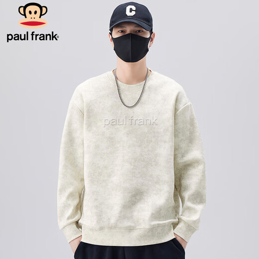 Paul Frank sweatshirt men's high-end spring and autumn trendy brand jacket men's bottoming shirt long-sleeved T-shirt men's top