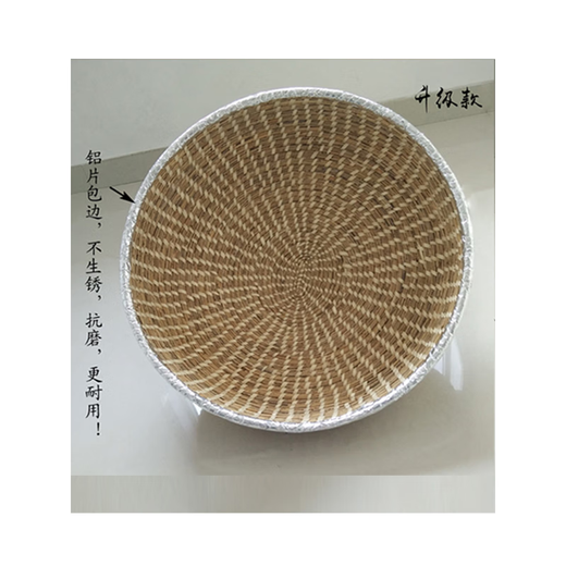 Yonghuan Home High-Bow Handgefertigte Reed-Gras-Weben von sechs, sieben, achtförmigen Eisentopf, dampfendem Topf Herd Fischtopf Gras 7374 cm ausgepackt