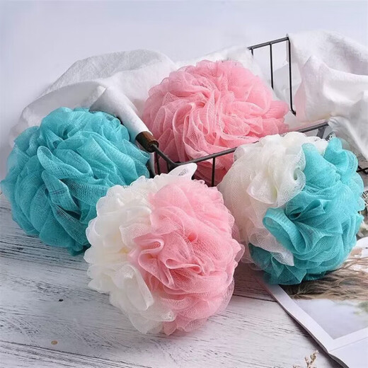 Bath ball, bath flowers linger, cute bath ball, bath and back rub welfare model, two random styles