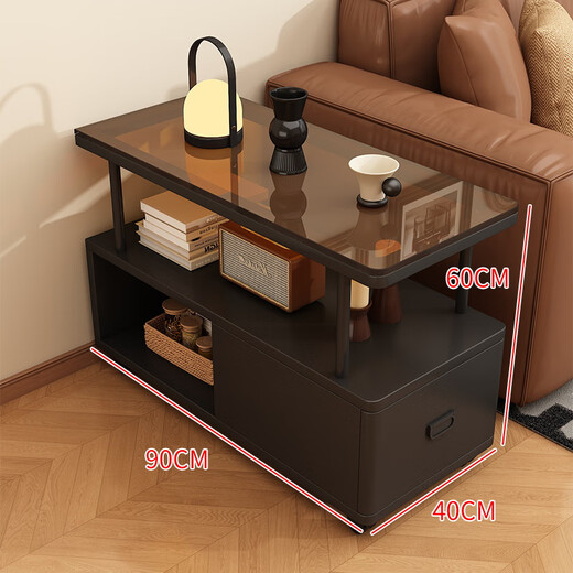 Yameile movable small coffee table sofa side table side cabinet sofa side cabinet living room movable side table side table tea table corner table