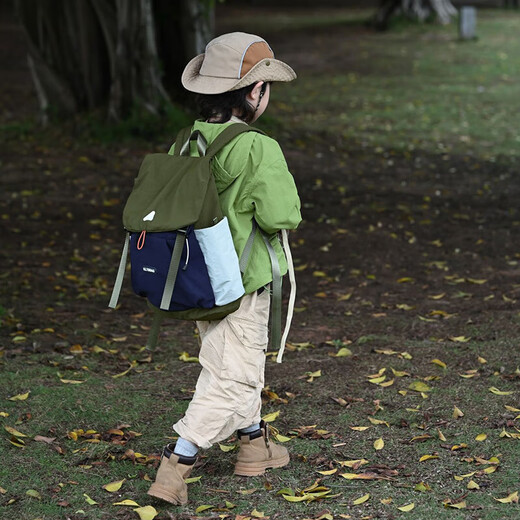 Bo Naling Children's Backpack Outdoor Travel Boys and Girls Spring and Autumn Tour Mountaineering Bag Travel Lightweight Backpack Primary School Bag Outdoor Backpack - Green