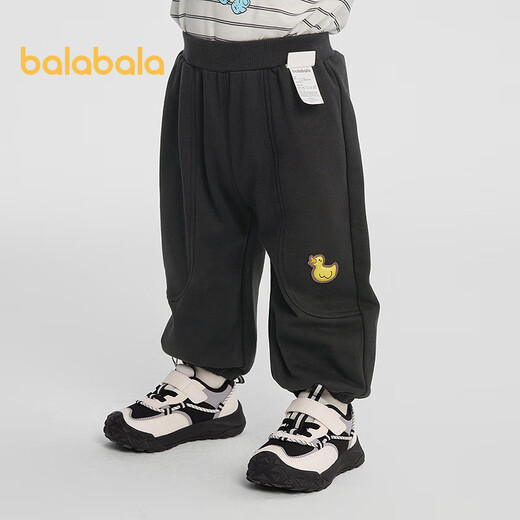 巴拉巴拉童装儿童长裤宝宝束脚裤子男童女童休闲裤宽松2025秋209325108202