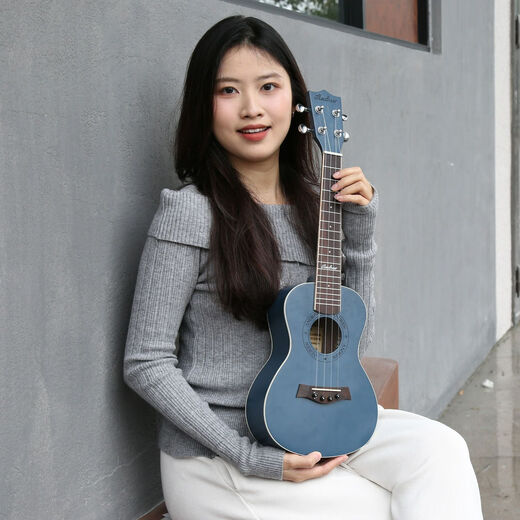 Andrew (Andrew) ADL Ukulele Estudiante de entrada para principiantes de nivel inicial de 23 pulgadas Guitarra de chapa de chapa pequeña de 26 pulgadas Full Peach Blossom Clob Baby + Gift Bag + Plus