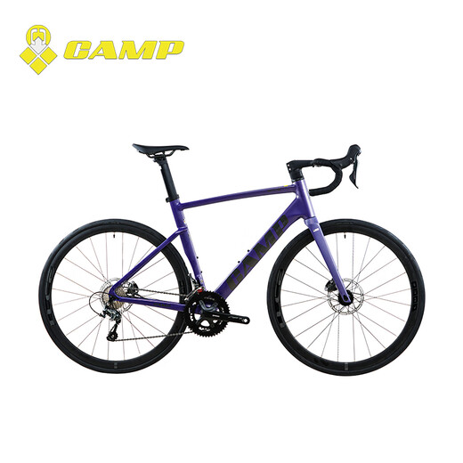 坎普（CAMP）SR5 公路车五通内走线综合车架赛车碳纤维前叉一体弯把竞速自行车 珍珠白 20速 490码 700C