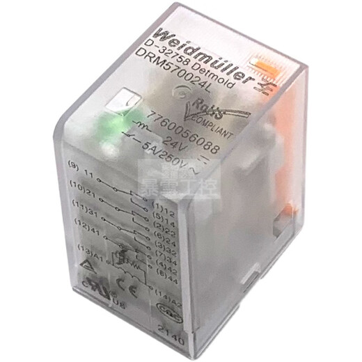 Yue Changsheng original Weidmüller intermediate relay DRM570024L 570730LT 270024LT 270730L DRM570730LTAC230V has a test rod and does not require a base
