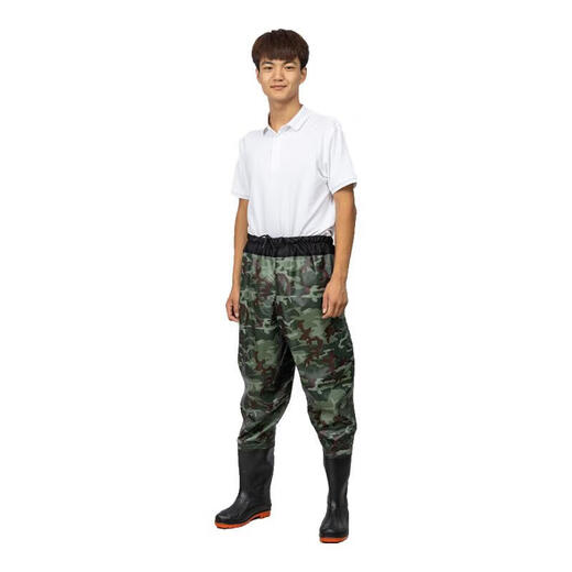 Pantalon à eau à la taille de la taille Pantalon de pluie épaissis ultra-léger épaissis