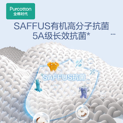 All-cotton era underwear boxer briefs for men, basic 5A antibacterial, all-cotton high elasticity, no deformation, no sweating, self-operated 3-pack