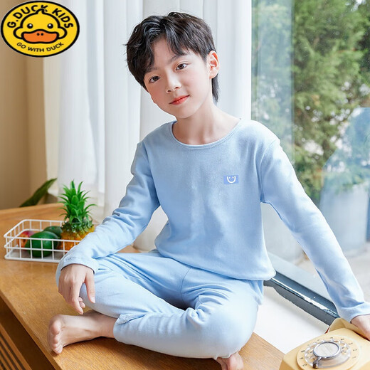 G.Duckkids Детская осенняя одежда и осенние брюки хлопковое тепловое нижнее белье для мальчиков A-класса Pure Cotton Hetton осенняя и зимняя детская детская одежда Маленькая и средняя детская хлопковая свитер.