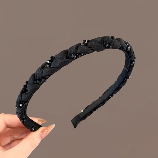 Kamalun (KAMALUN) headband light luxury women's style 2025 new braided headband fashionable going out headwear high cranial pressure hairpin for girlfriend headband + brand gift box