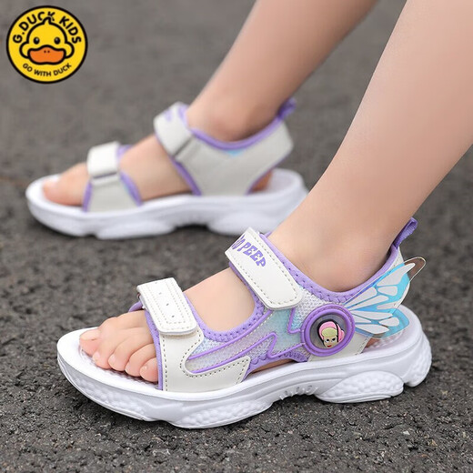 G.Duckkids Little Yellow Duck Summer Summer Sandals Medern y grandes niños de la escuela primaria zapatos de escuela primaria suave