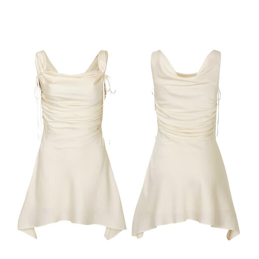 PAIN OR PLEASURE suspender dress milky white new for autumn milky white S