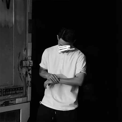 Homlean American polo shirt men's spring and summer Salona loose simple comfortable short-sleeved T-shirt OM6 black 2XL