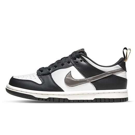 耐克（NIKE）官方板鞋Dunk Low 女鞋百搭低帮ins潮时尚休闲鞋滑板鞋 潮品 DH9764-001/金银logo 39