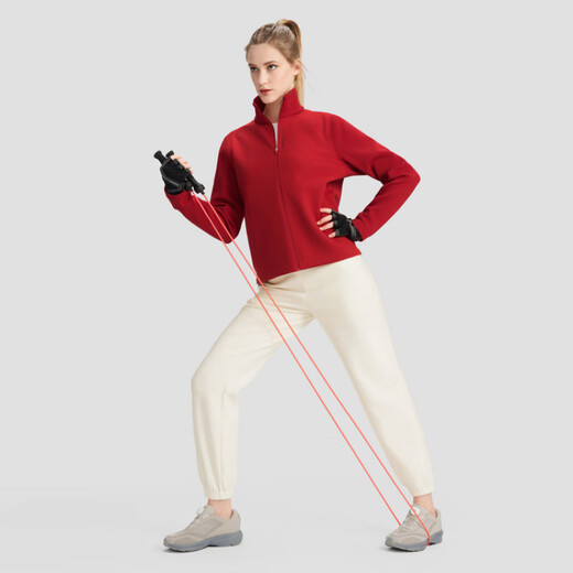 DESCENTE WomensTraining series knitted sports trousers for women CR-CREAM S