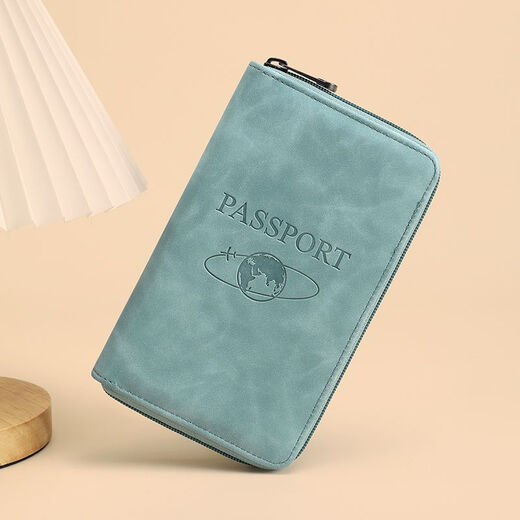 
New Global Multifunctional Travel Anti-theft RFID Document Storage Passport Ticket Protection Case Wallet Portable for Outdoor Nordic Brown Upgrade One Thick Anti-Brush RFID Anti-magnetic