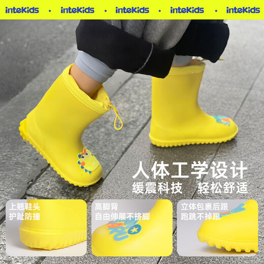 甜甜仔儿童雨鞋男女童雨靴幼儿园宝宝可爱防水防滑耐磨学生上学专用水鞋