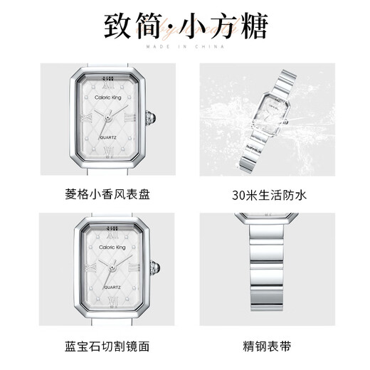 Caloric King小CK女士手表女2025新款轻奢女表百搭简约风石英表生日礼物送女友 CK15903