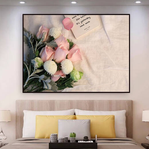 Yonghuan-Nachtaufkleber Wandaufkleber Wohnzimmer Hintergrund Wanddekoration Malerei Selbstkleblicher Wandmalerei Schlafzimmer Schlafzimmer Schlafzimmer Homestay Aufkleber Tapete wasserdichte Tulpe-th-1349 Ultra-kleiner Breite 55x Höhe 40 cm